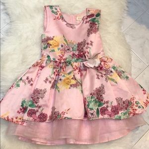 Pink flower dress
